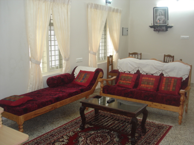 homestay fort cochin living room