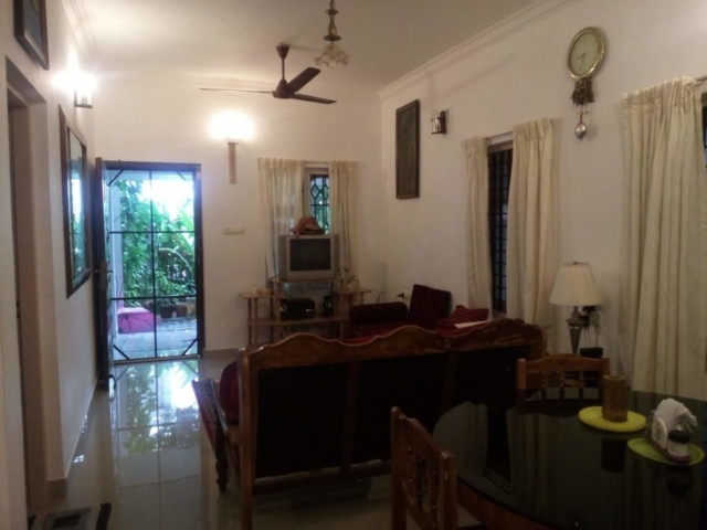 Living and Dining Area - Nathan's Holiday Home, Homestay in Fort Kochi