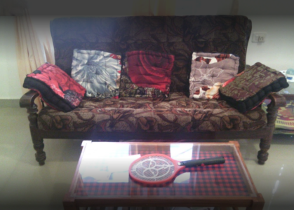 Couch in Living Area - Nathans Holiday Home, Homestay in Fort Kochi